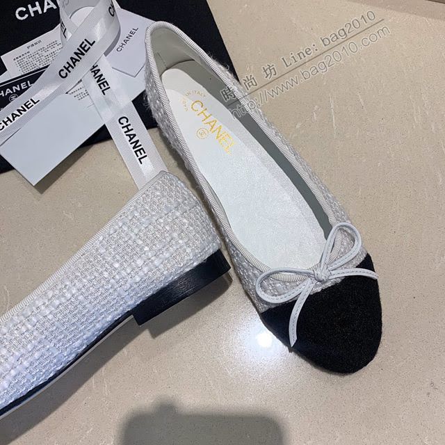Chanel女鞋 香奈兒頂級芭蕾舞鞋 Chanel羊皮舒適平底鞋  naq1081